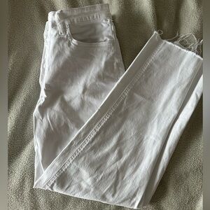 Kut from the Kloth White Ankle Cropped Jeans